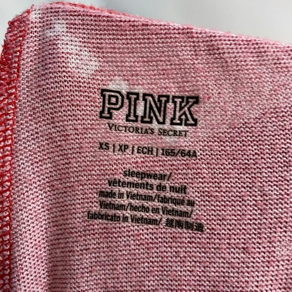 PINK Victoria’s Secret Red Logo Sleep Leggings – Size XS - Picture 2 of 4